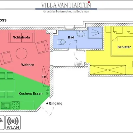 Apartment Harten Bootsmann *